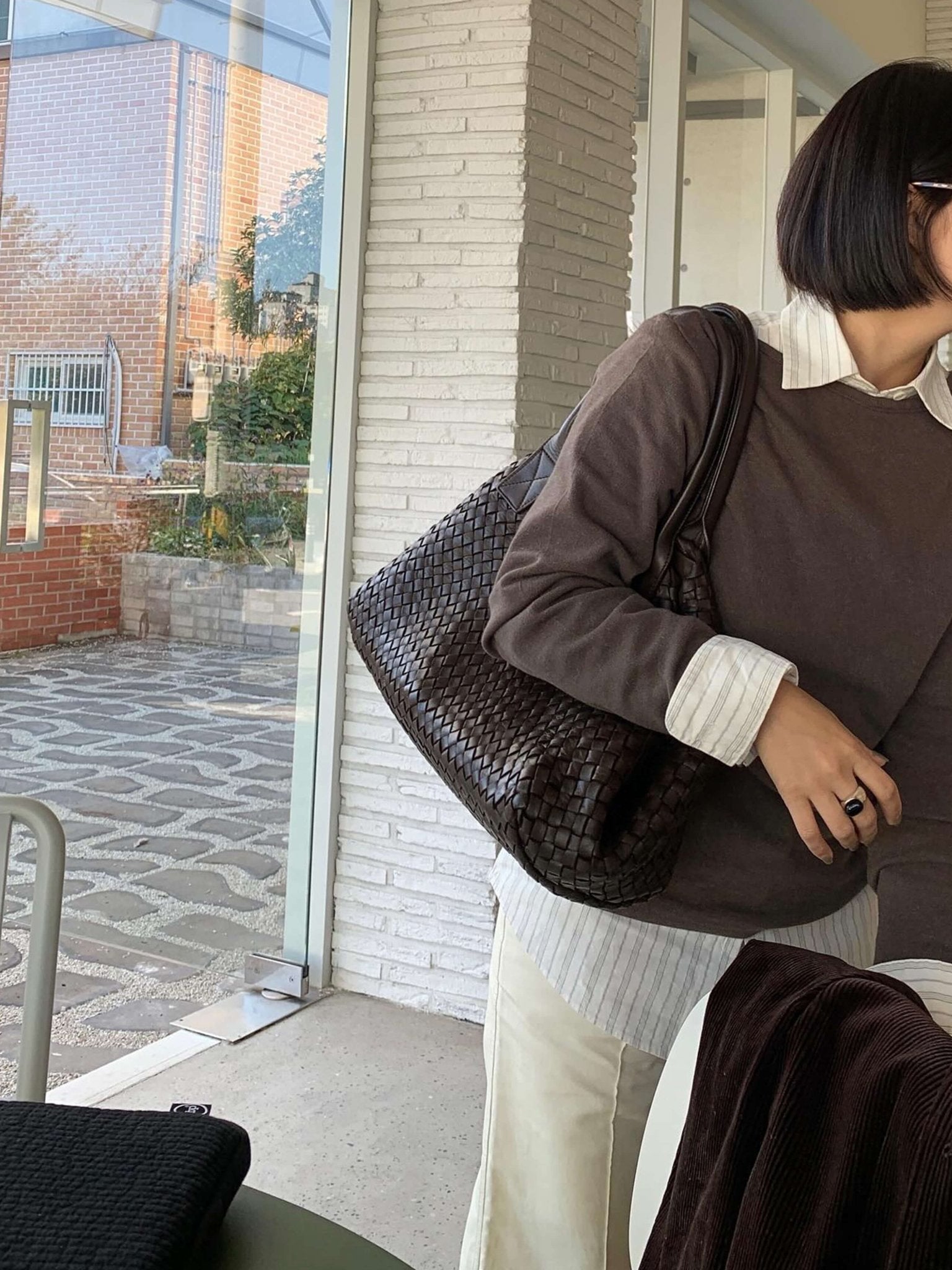 Zarina Braided Suitcase