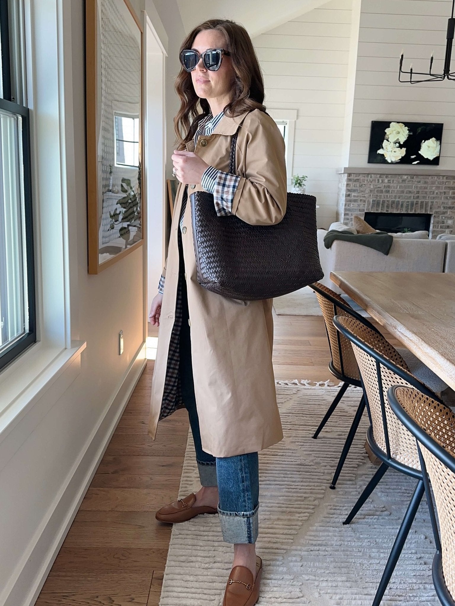 Zarina Braided Suitcase