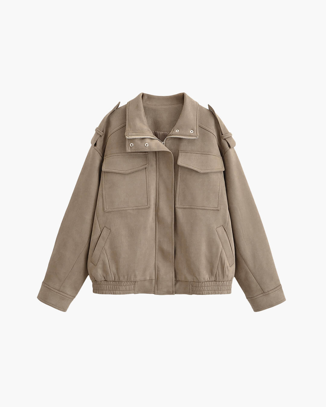 Greta Suede Motorcycle Jacket