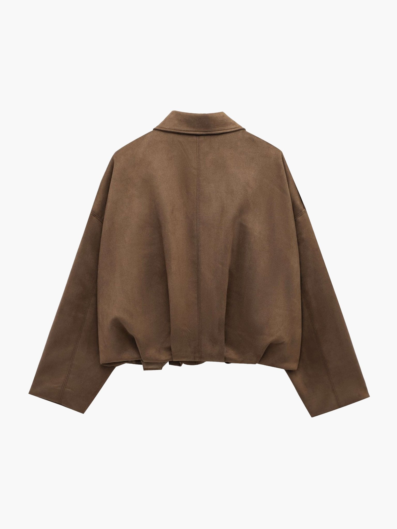 Suede Bomber Jacket